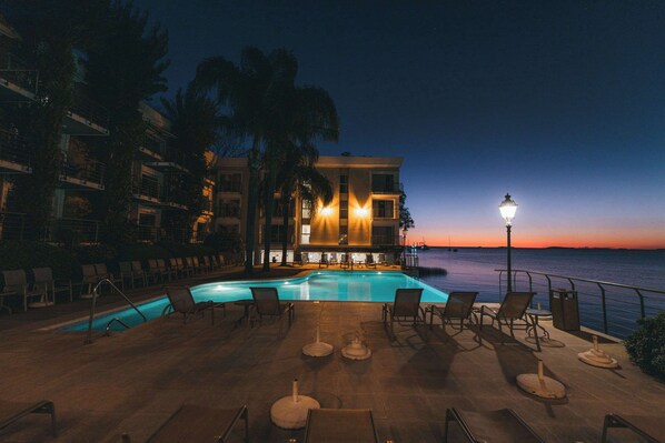 Indoor pool, outdoor pool