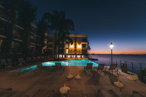 Indoor pool, outdoor pool