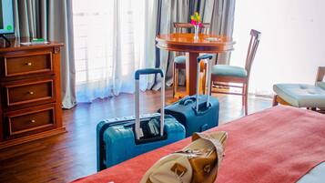 Minibar, in-room safe, desk, blackout curtains