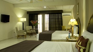 Kamar Double Deluks, 1 kamar tidur | Area keluarga | TV plasma