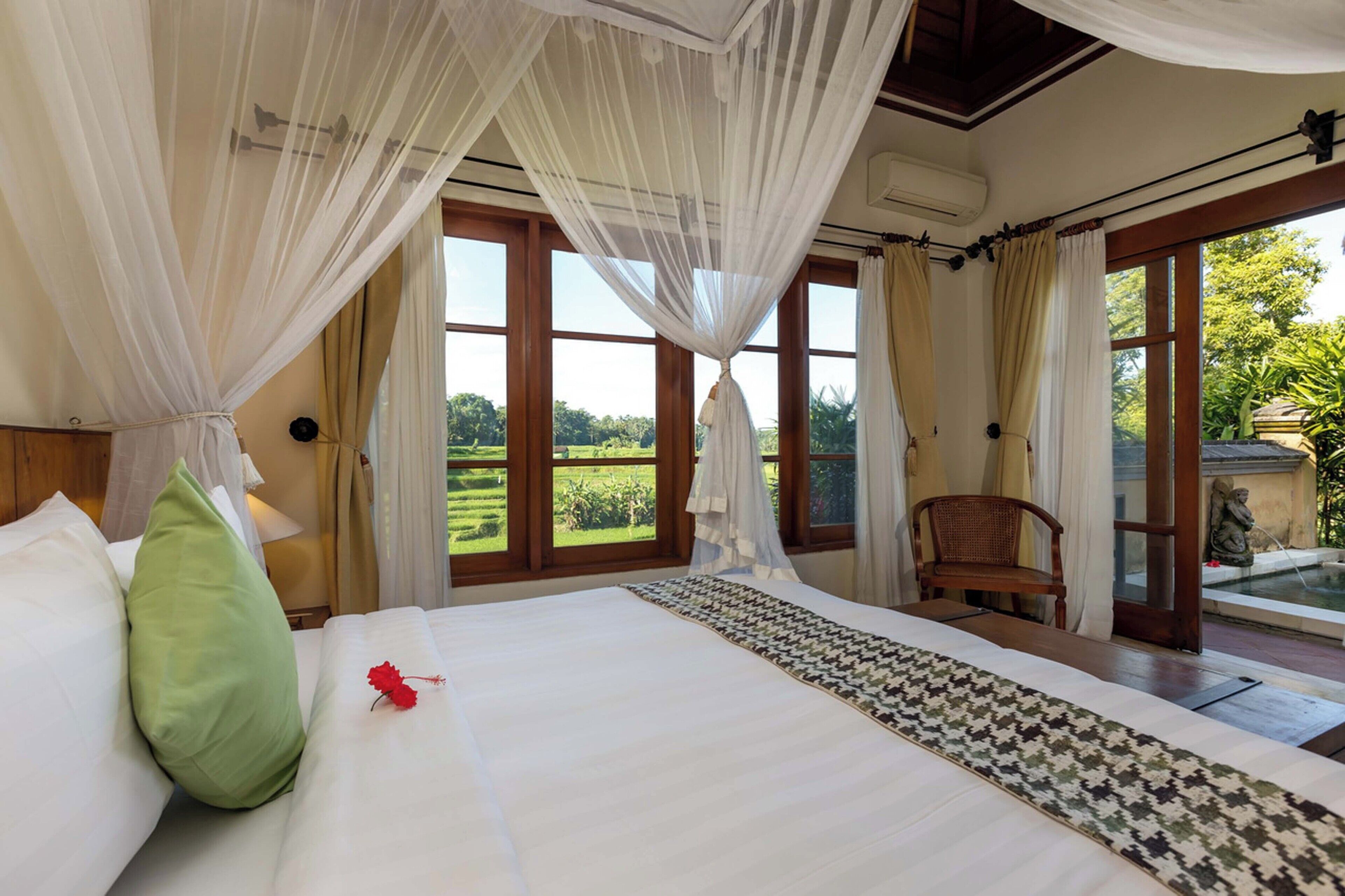 One Bedroom Pool Villa with Rice Field View | View from room