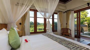 One Bedroom Pool Villa with Rice Field View | View from room