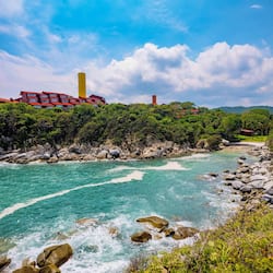 On the beach, snorkeling, windsurfing, beach bar