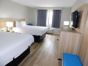 Standard Room, 2 Queen Beds | In-room safe, desk, blackout curtains, iron/ironing board - Days Inn by Wyndham Effingham (Effingham)