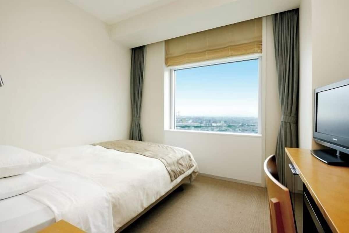 Desk, blackout curtains, iron/ironing board, free WiFi