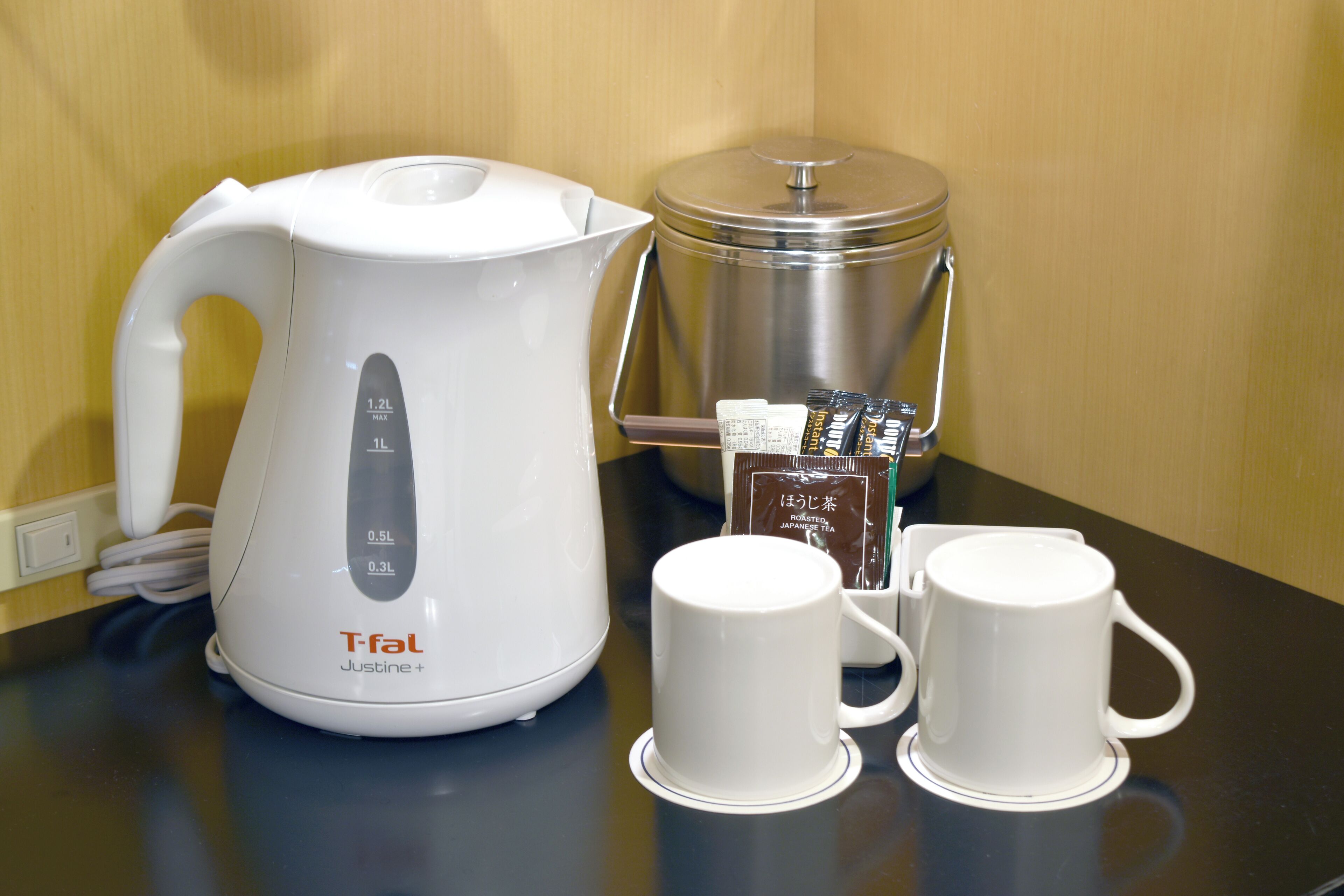 1 bedroom, desk, blackout curtains, iron/ironing board