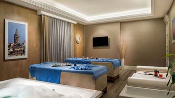 Turkish bath, massage/treatment rooms