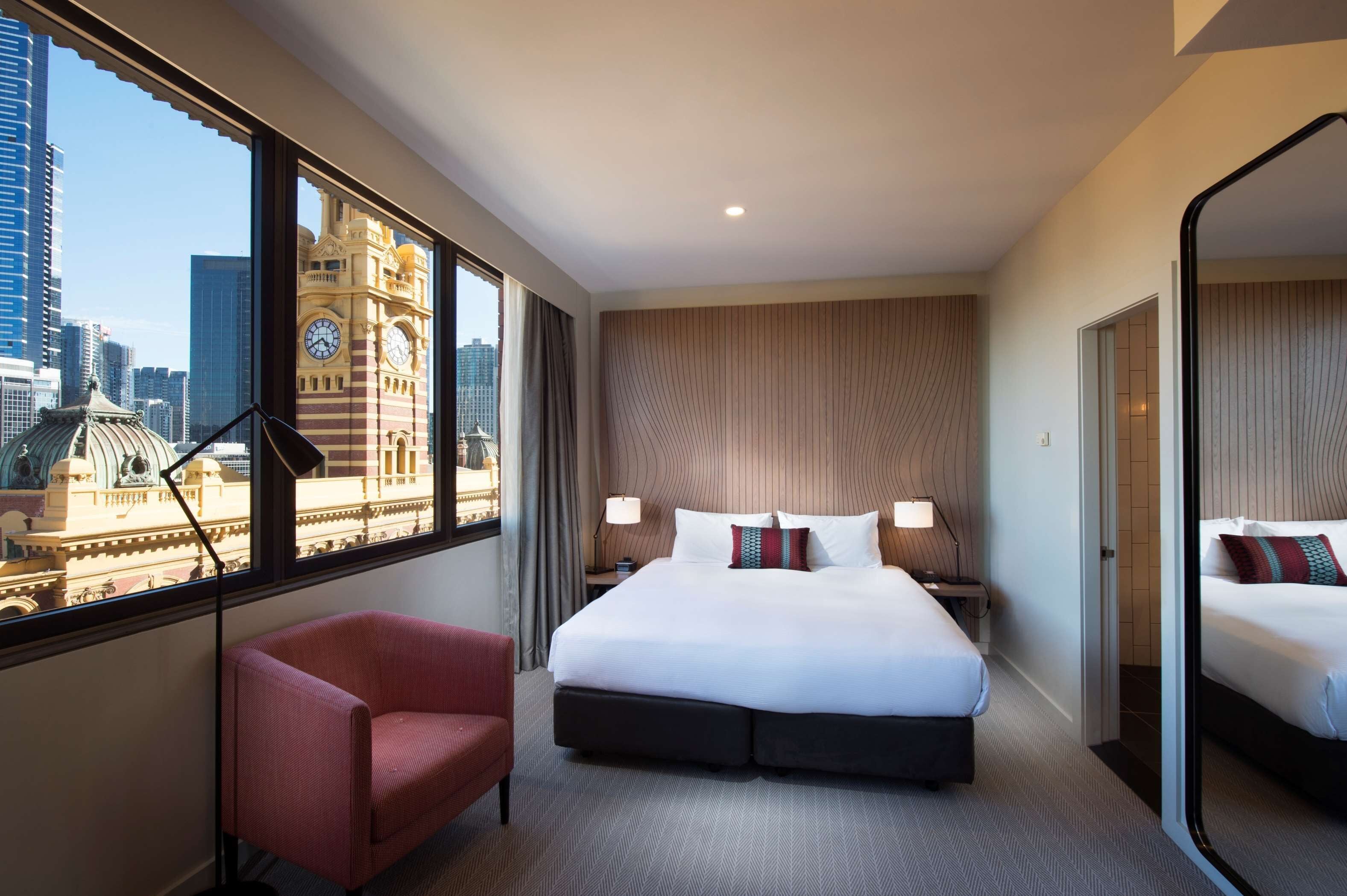 Room, 1 King Bed (Flinders Street Station View) | View from room