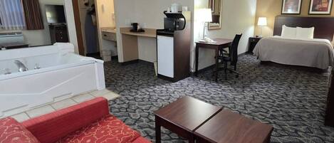 Premium bedding, pillowtop beds, in-room safe, desk