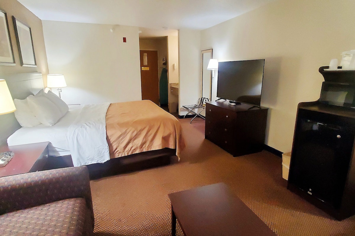 Standard Room, 1 King Bed, Non Smoking | Premium bedding, pillowtop beds, in-room safe, desk