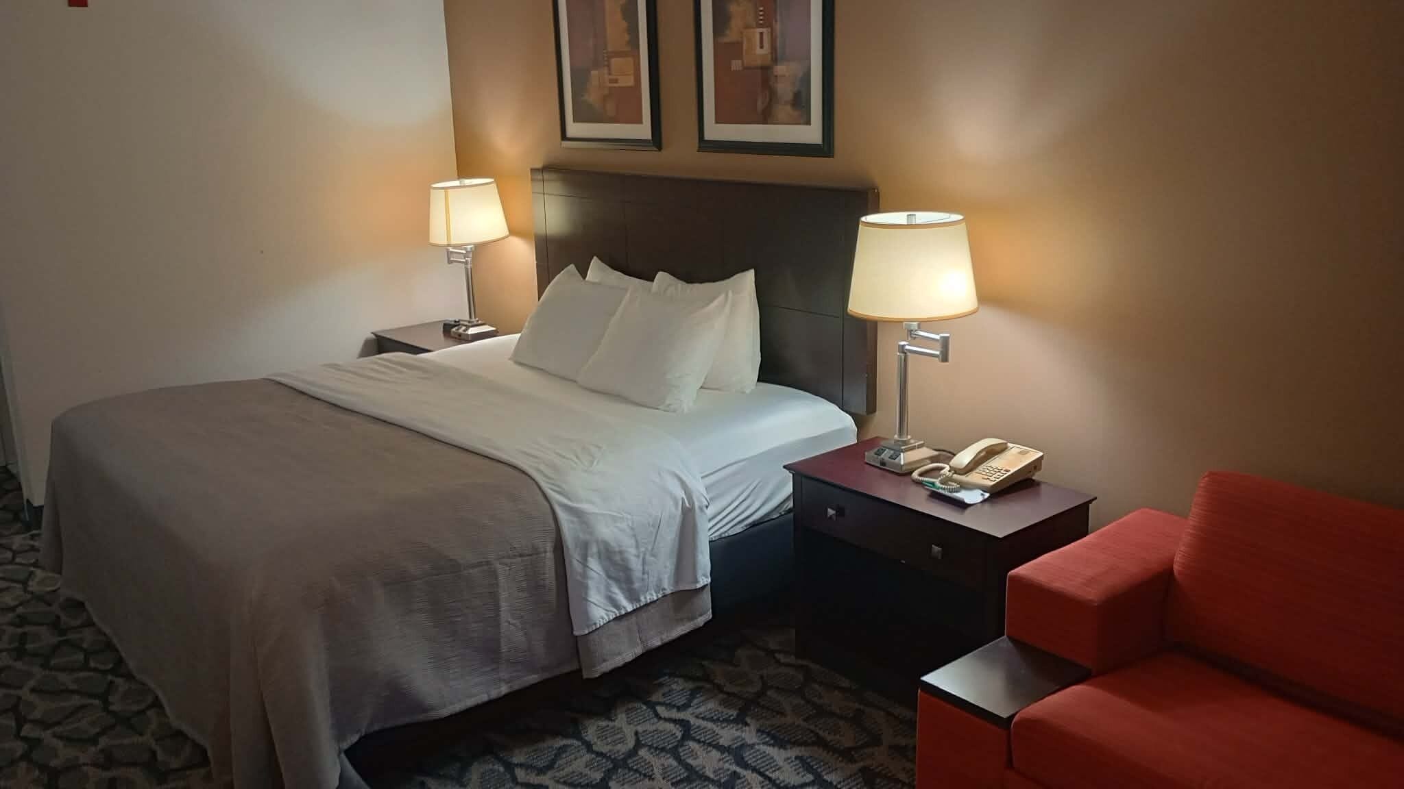 Standard Room, 1 King Bed, Non Smoking | Premium bedding, pillowtop beds, in-room safe, desk