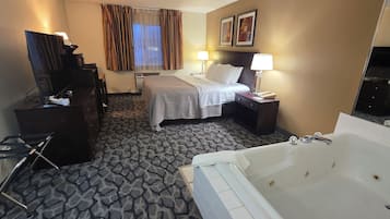 Suite, 1 King Bed, Non Smoking | Premium bedding, pillowtop beds, in-room safe, desk