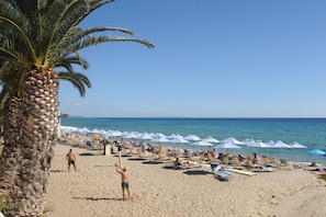 On the beach