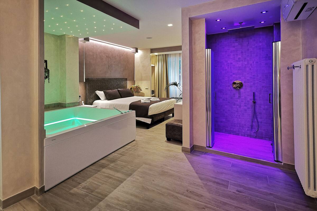 Romantisches Apartment, 1 Schlafzimmer, Whirlpool, Erdgeschoss (Wellness Apartment) | Ausblick vom Zimmer