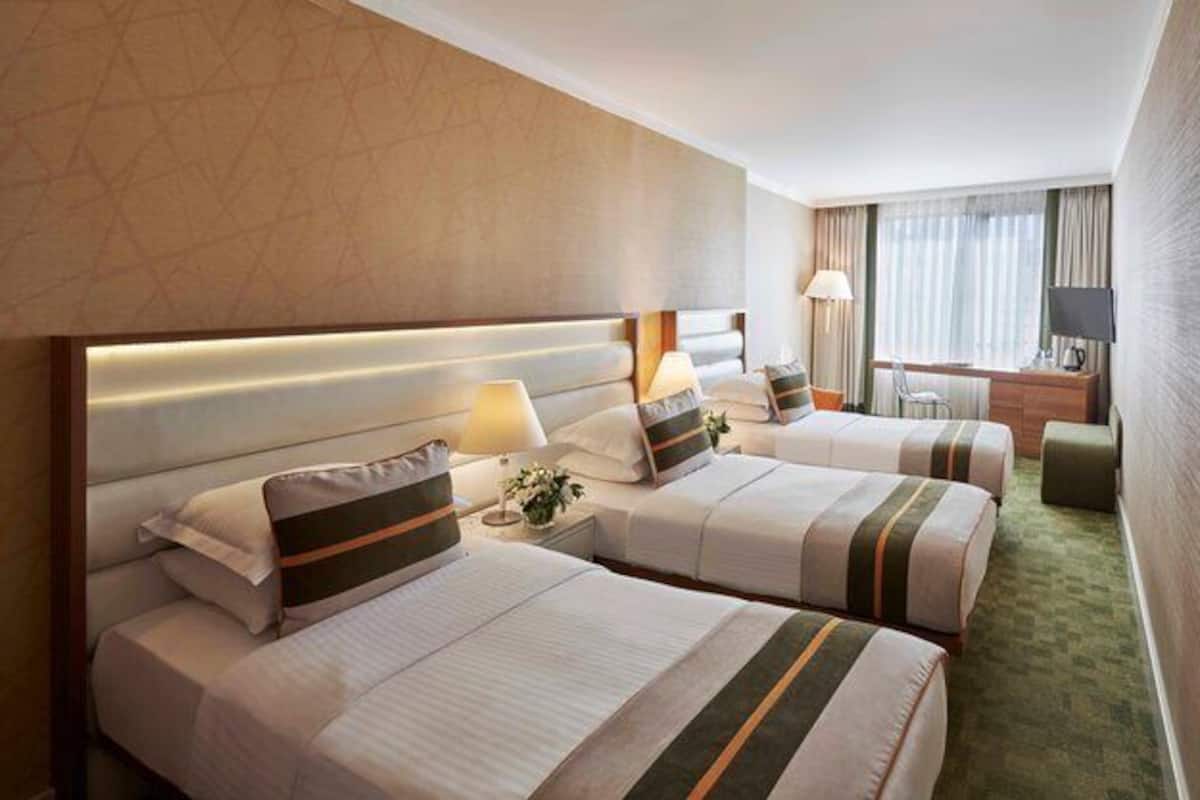 Deluxe Triple Room with Bosphorus View | Μίνι μπαρ, χρηματοκιβώτιο στο δωμάτιο, γραφείο 