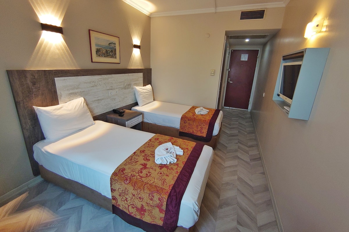 Habitación estándar con 1 cama matrimonial o 2 individuales | Minibar, escritorio, insonorización y cunas gratuitas