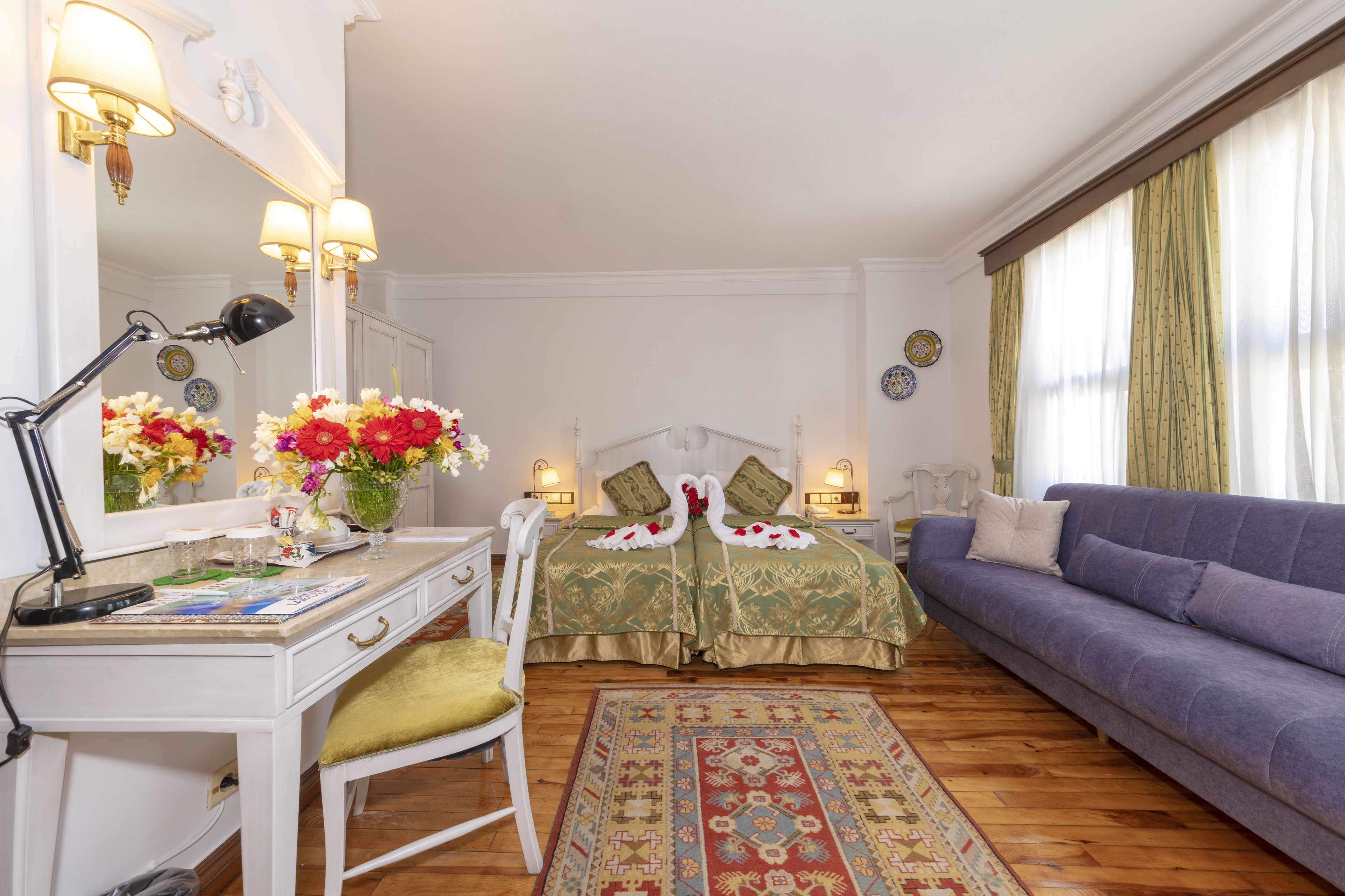 triple room | egyptian cotton sheets, premium bedding, select comfort beds, minibar