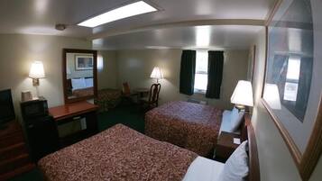 Desk, WiFi (free), bed sheets
