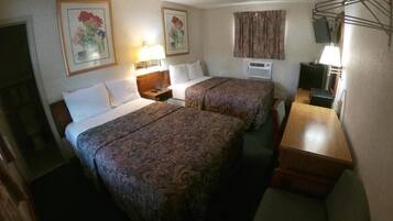 Desk, WiFi (free), bed sheets
