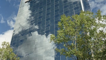 Overnatningsstedets facade