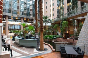 Lobby lounge, garden views, open daily