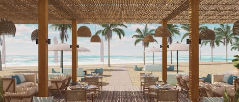 8 restaurants, serveren ontbijt, lunch, diner, internationale gerechten