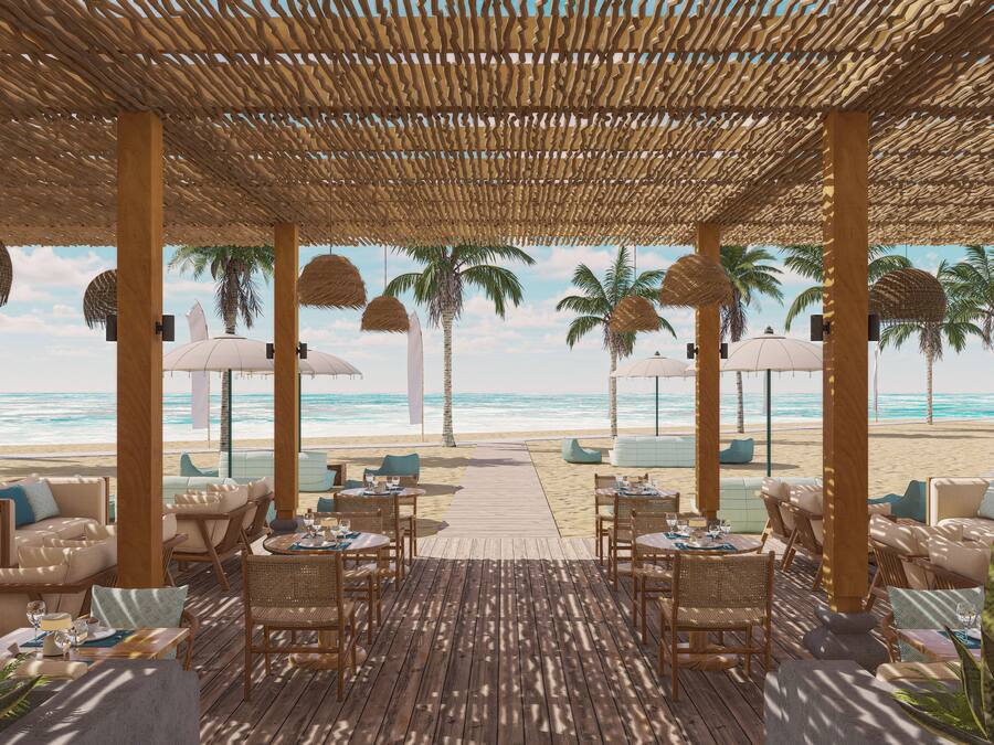 8 restaurants, serveren ontbijt, lunch, diner, internationale gerechten