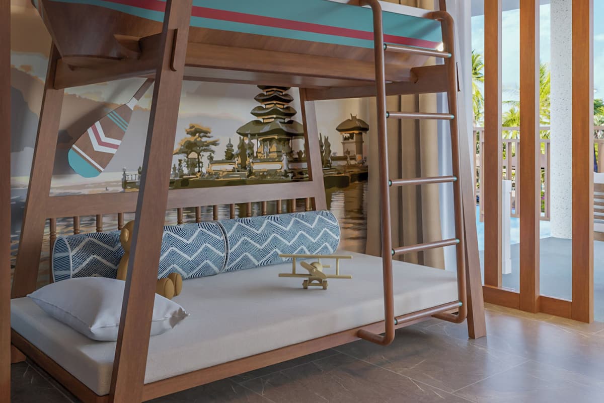 Family Concierge Connecting Junior Suite Lagoon Access | Sängtillbehör av högsta kvalitet och minibar
