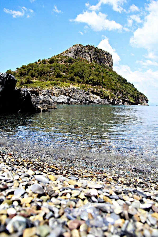 Blick von der Unterkunft