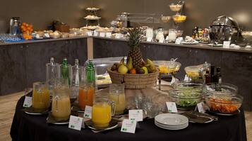 Daily buffet breakfast (EUR 15 per person)