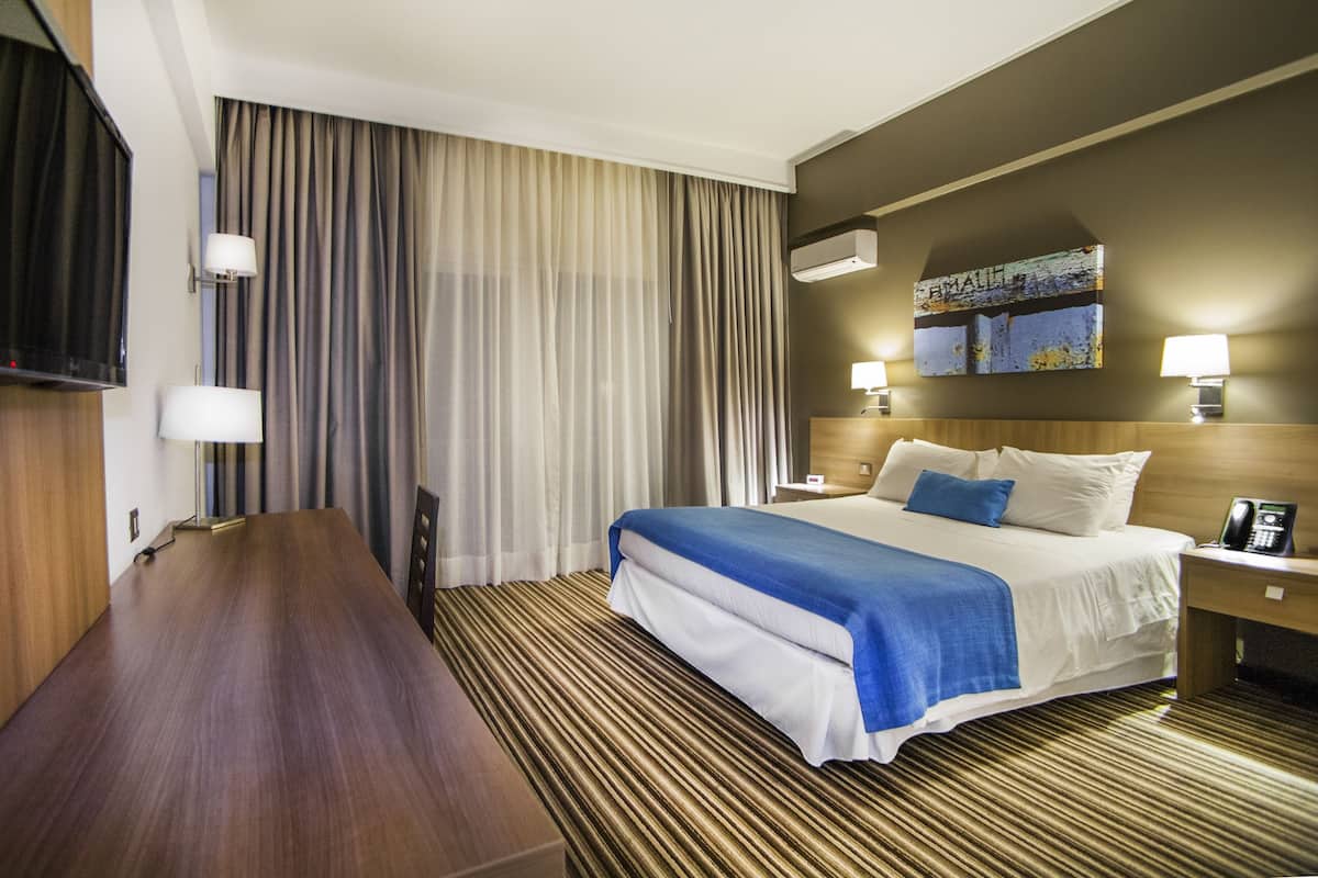 Minibar, in-room safe, desk, blackout curtains