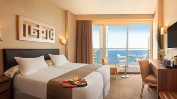 Premium bedding, minibar, in-room safe, desk