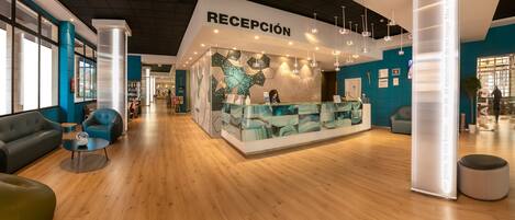 Sitteområde i lobbyen