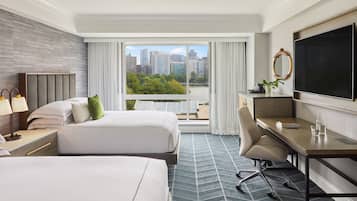Room, 2 Queen Beds (Exterior View) | 1 bedroom, Frette Italian sheets, premium bedding, down duvets