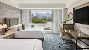 Room, 2 Queen Beds, View (Exterior View) | 1 bedroom, Frette Italian sheets, premium bedding, down comforters