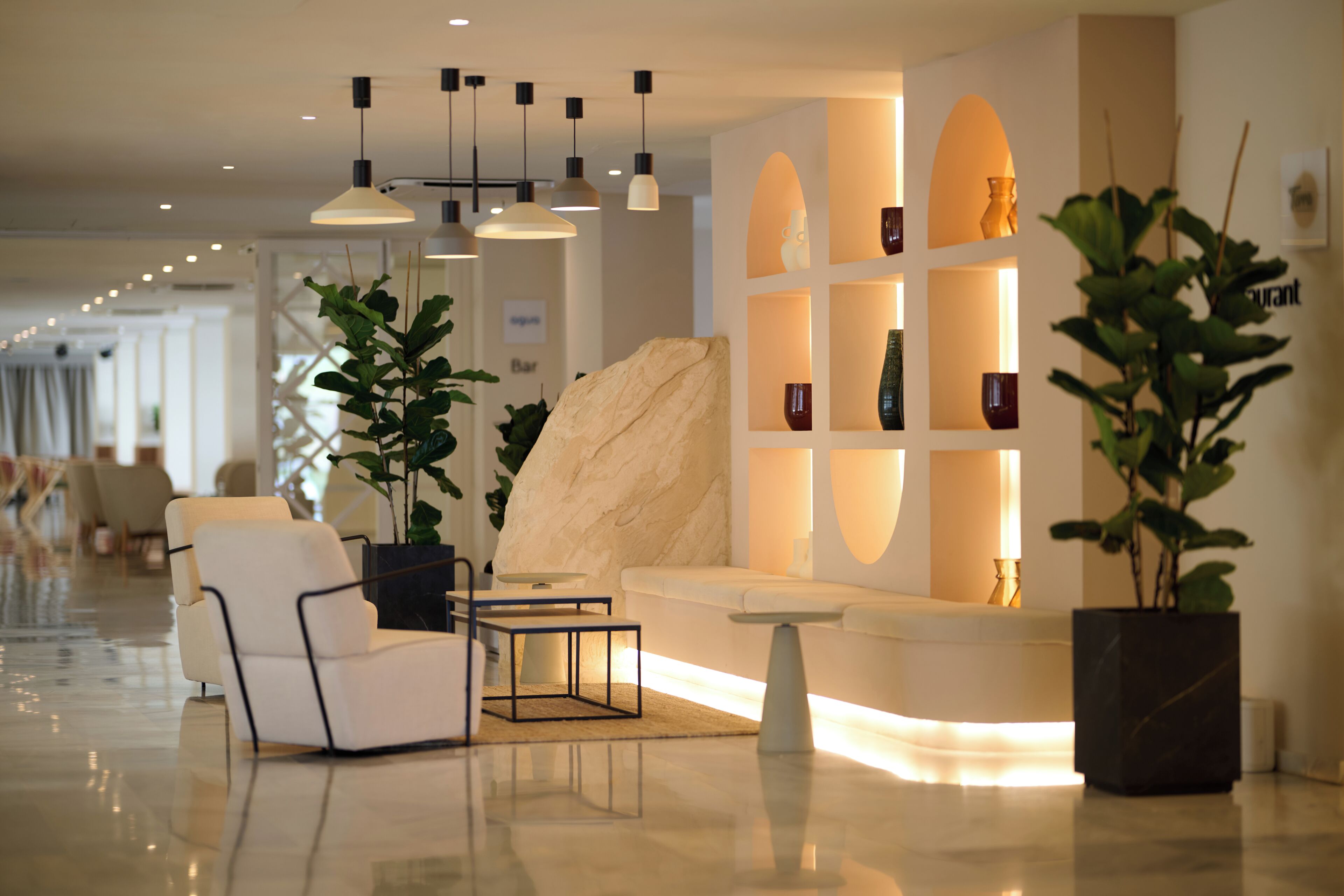 Lobby sitting area