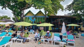 Private beach