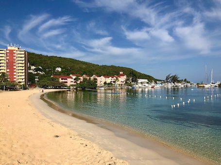 Private beach