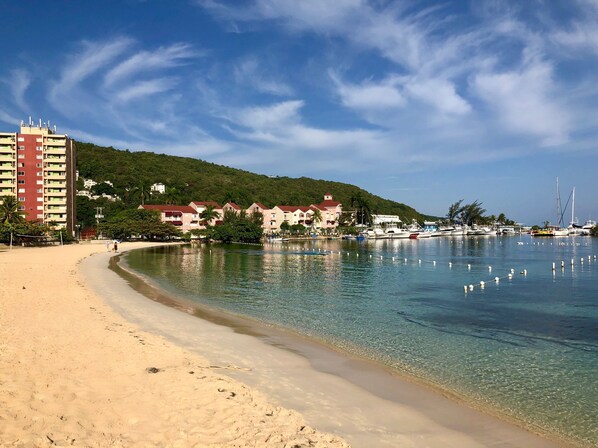 Private beach