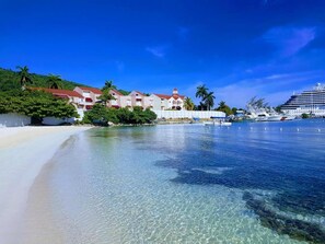 Private beach