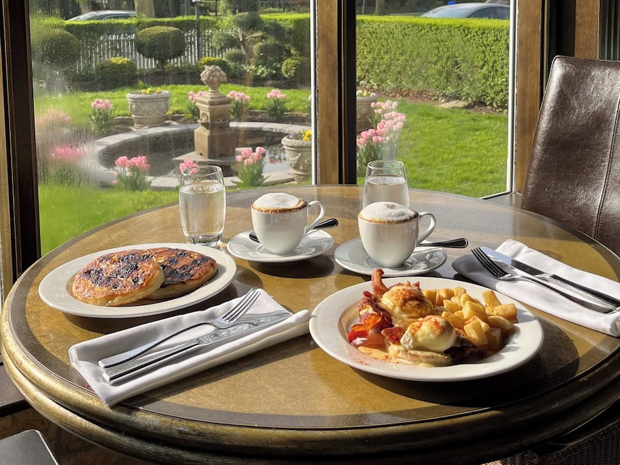 Daily cooked-to-order breakfast for a fee