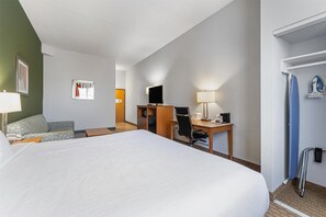 Standard Room, 1 King Bed, Non Smoking (Shower Only;with Sofabed)