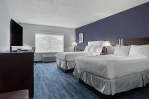 Standard Room, 2 Queen Beds, Non Smoking, Refrigerator & Microwave