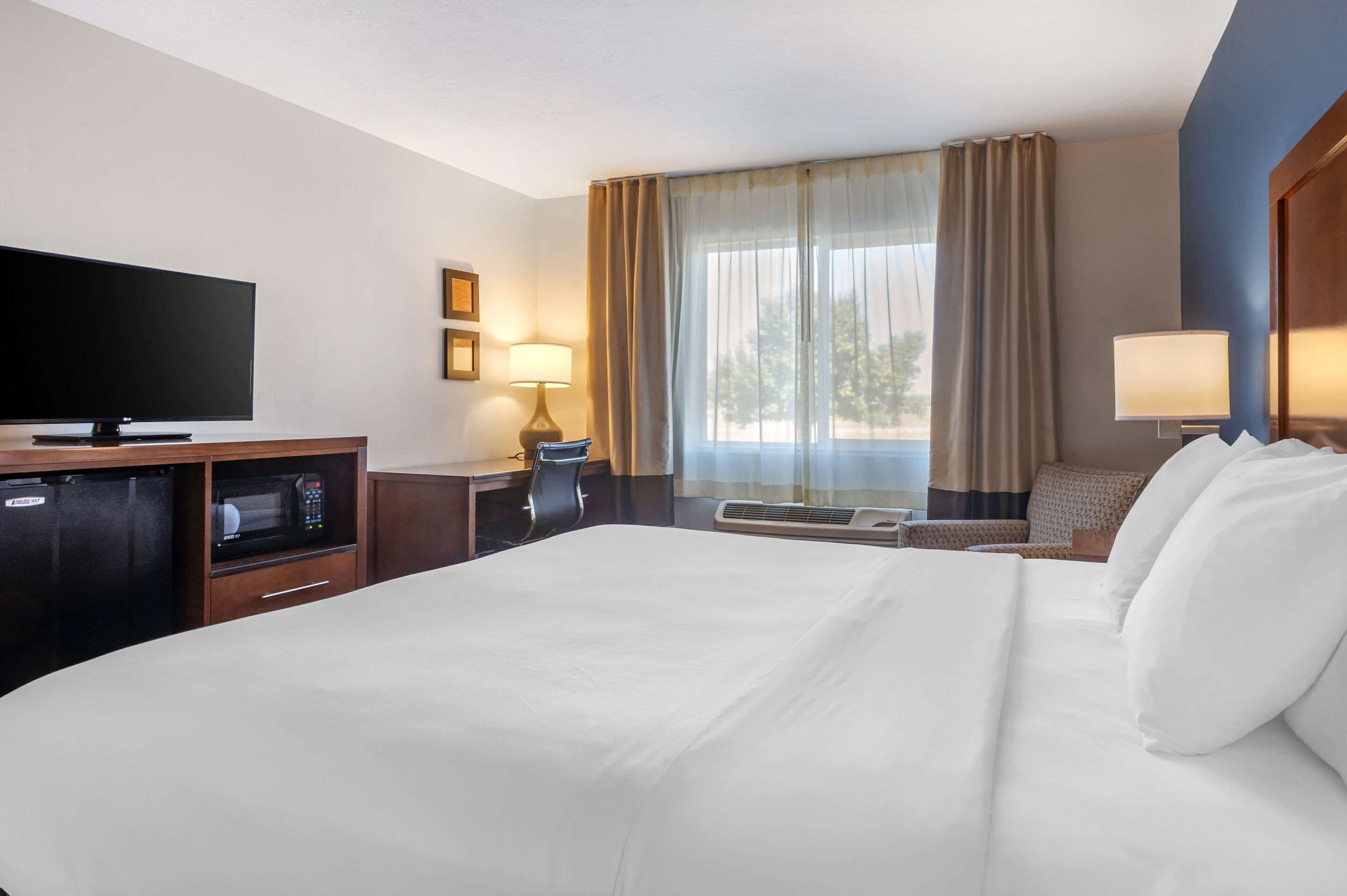 desk, blackout curtains, soundproofing, iron/ironing board