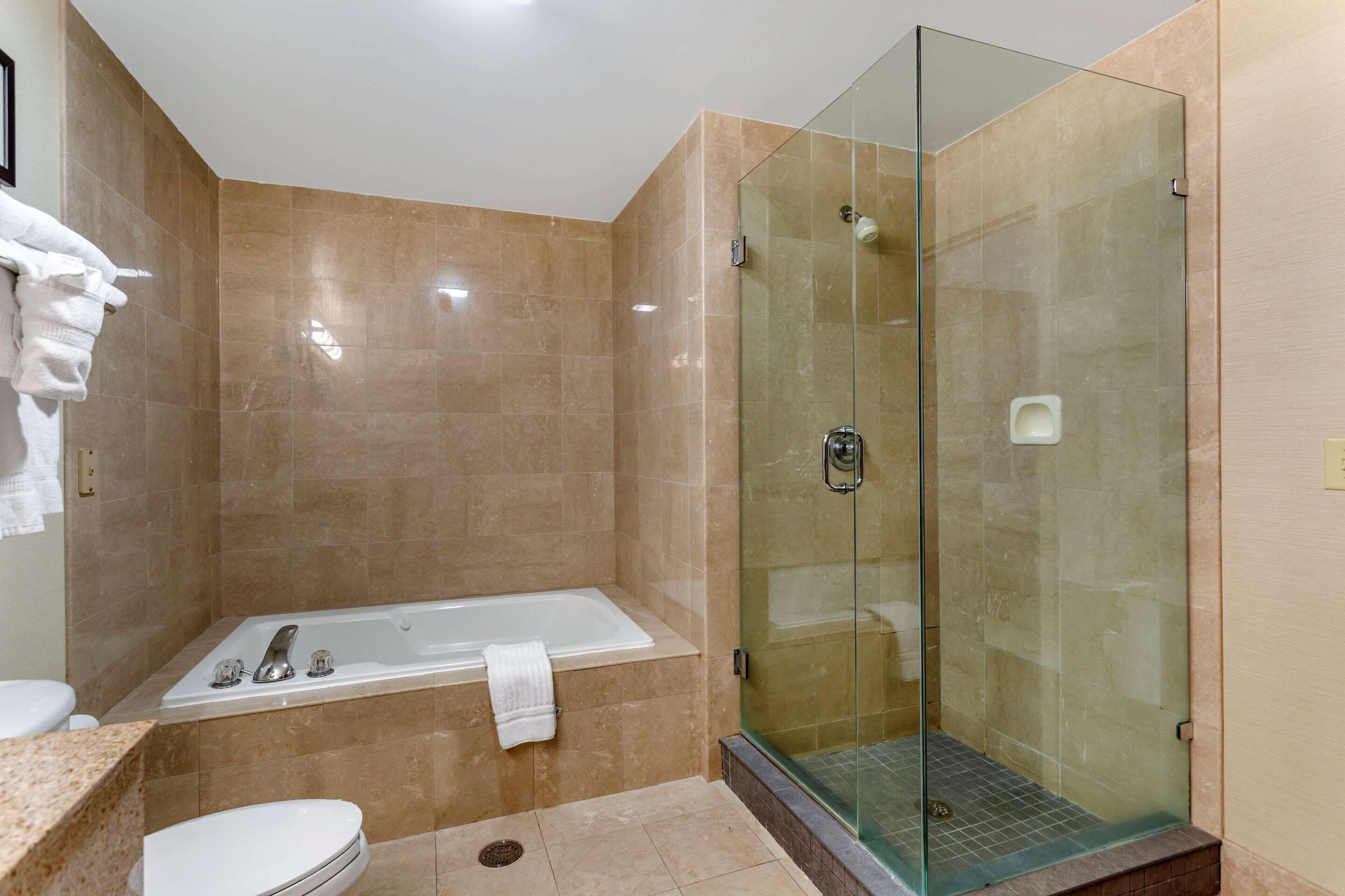 free toiletries, hair dryer, towels, soap