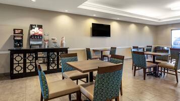 Free buffet breakfast