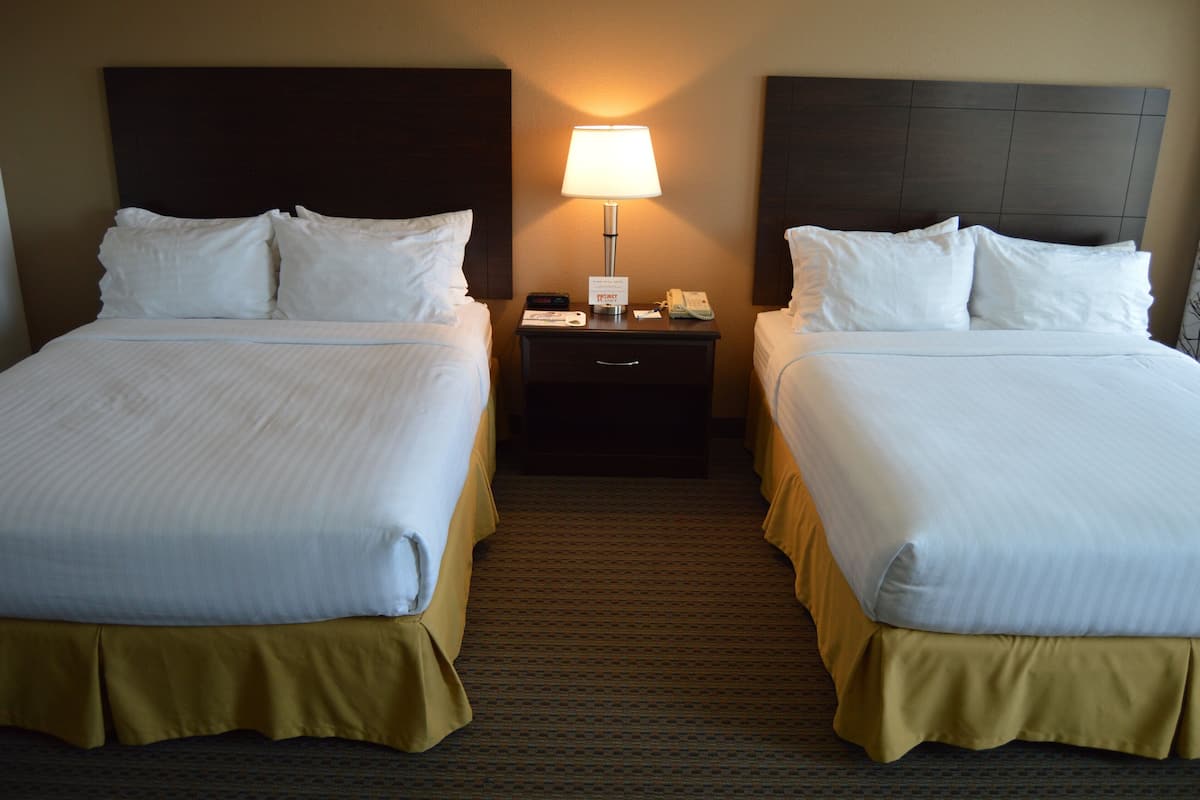 Standard Room, 2 Queen Beds | Desk, iron/ironing board, free cribs/infant beds, rollaway beds