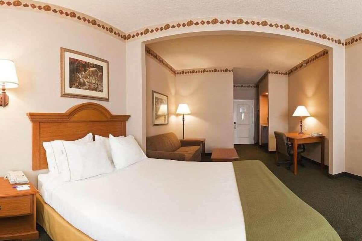 Suite, 1 cama King size y sofá cama | Escritorio, tabla de planchar con plancha y cunas gratuitas