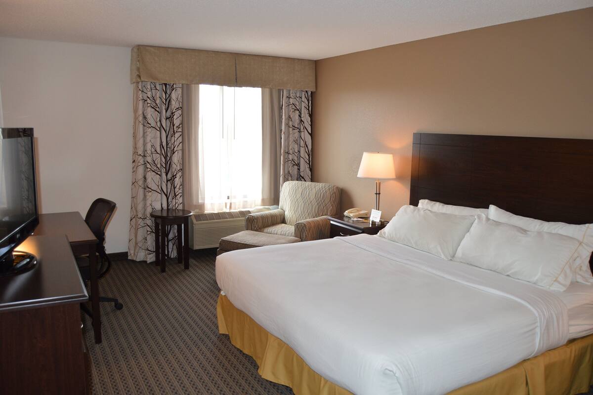 Standard Room, 1 King Bed | Desk, iron/ironing board, free cribs/infant beds, rollaway beds