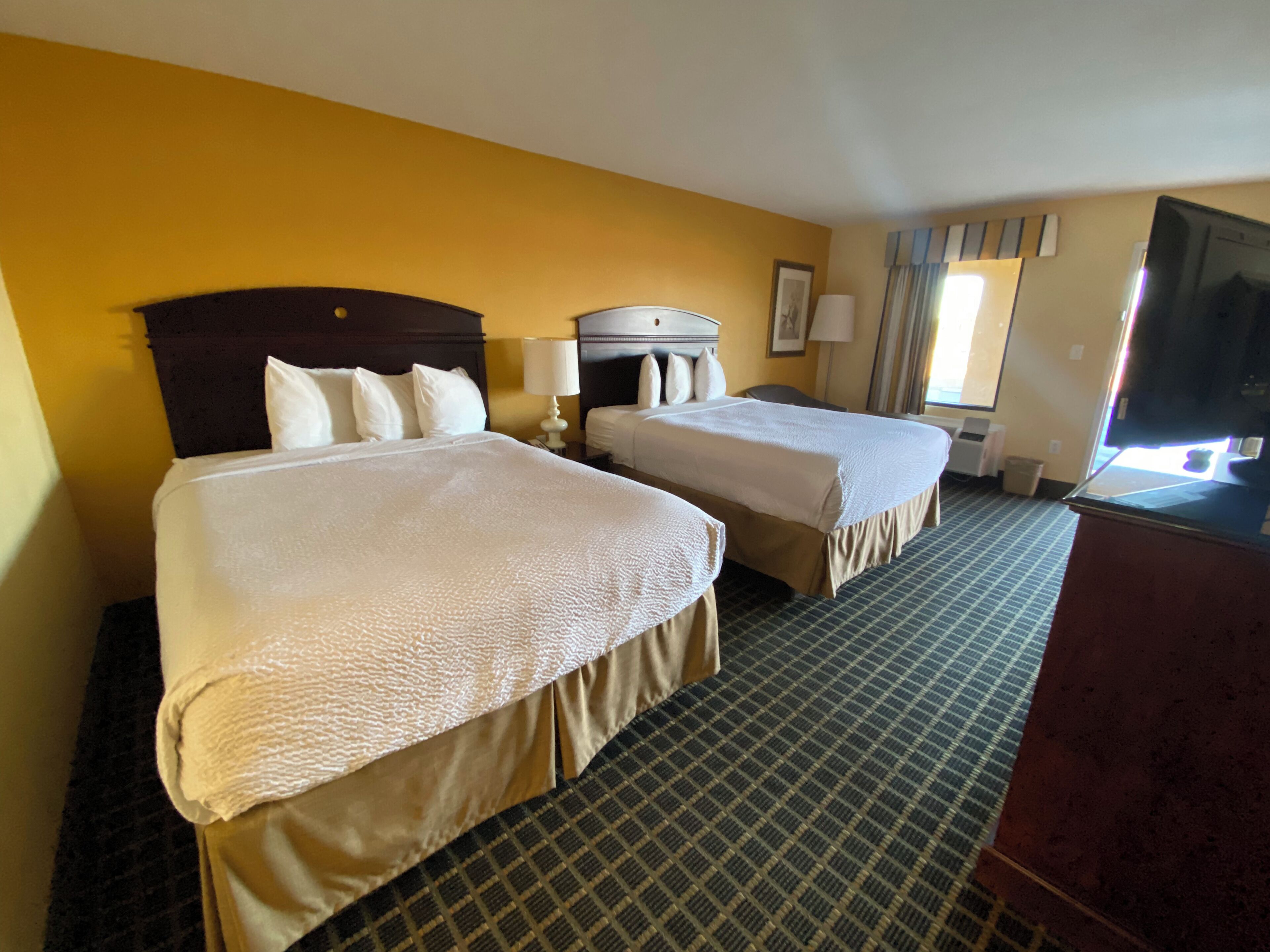 Deluxe Double or Twin Room, 2 Double Beds | Desk, blackout drapes, iron/ironing board, free WiFi